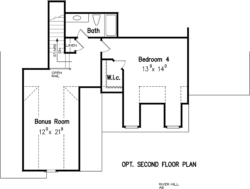 House Plan 83079 Level Two