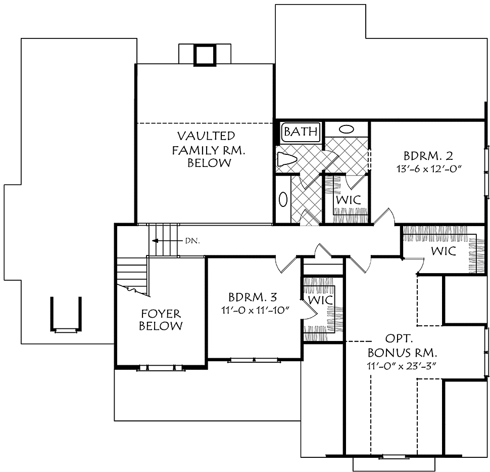 House Plan 83083 Level Two