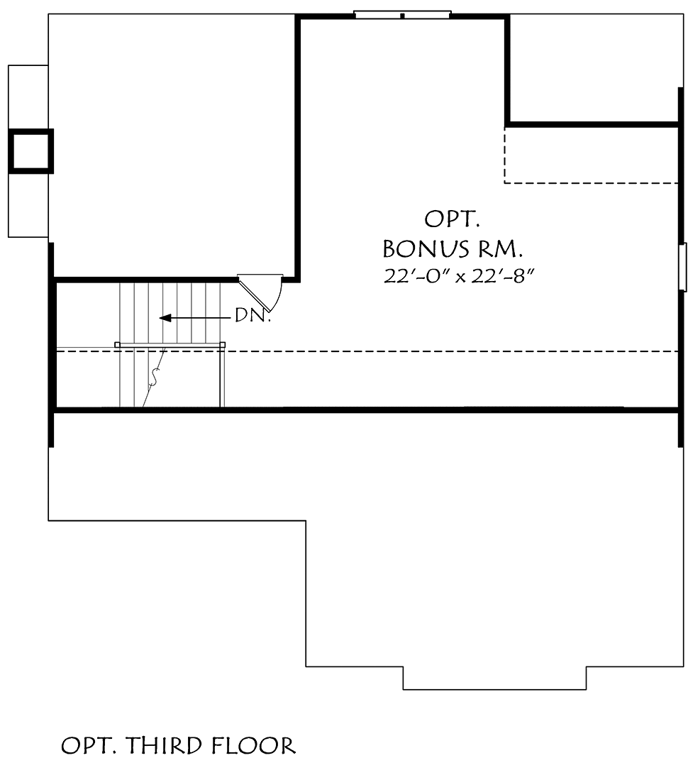 House Plan 83088 Level Three