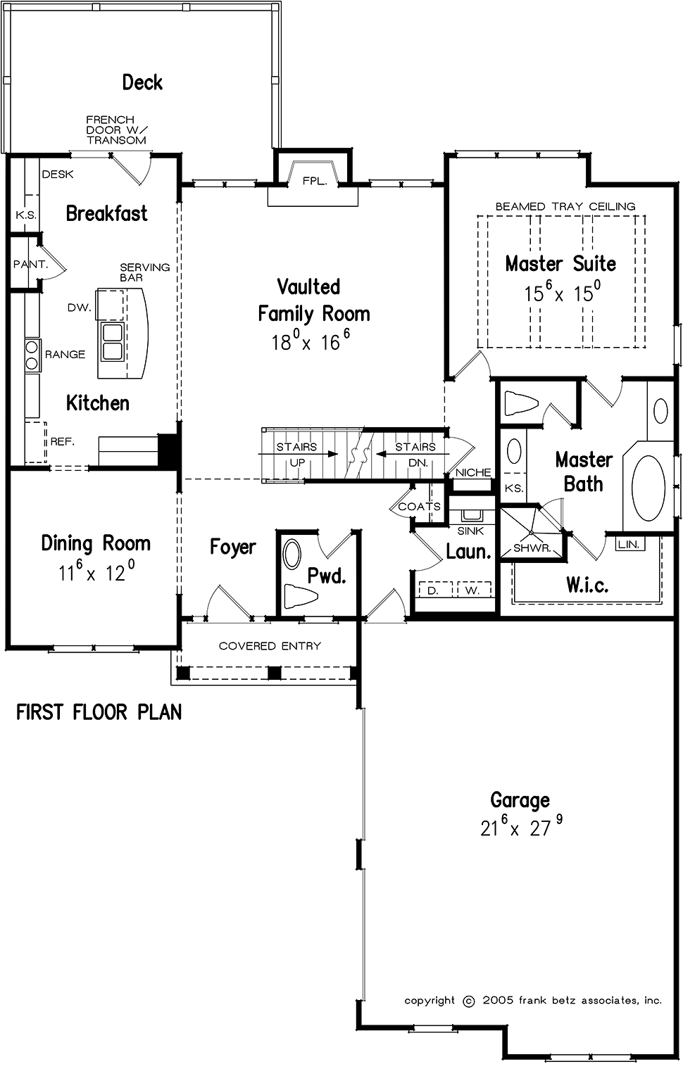 House Plan 83092 Level One