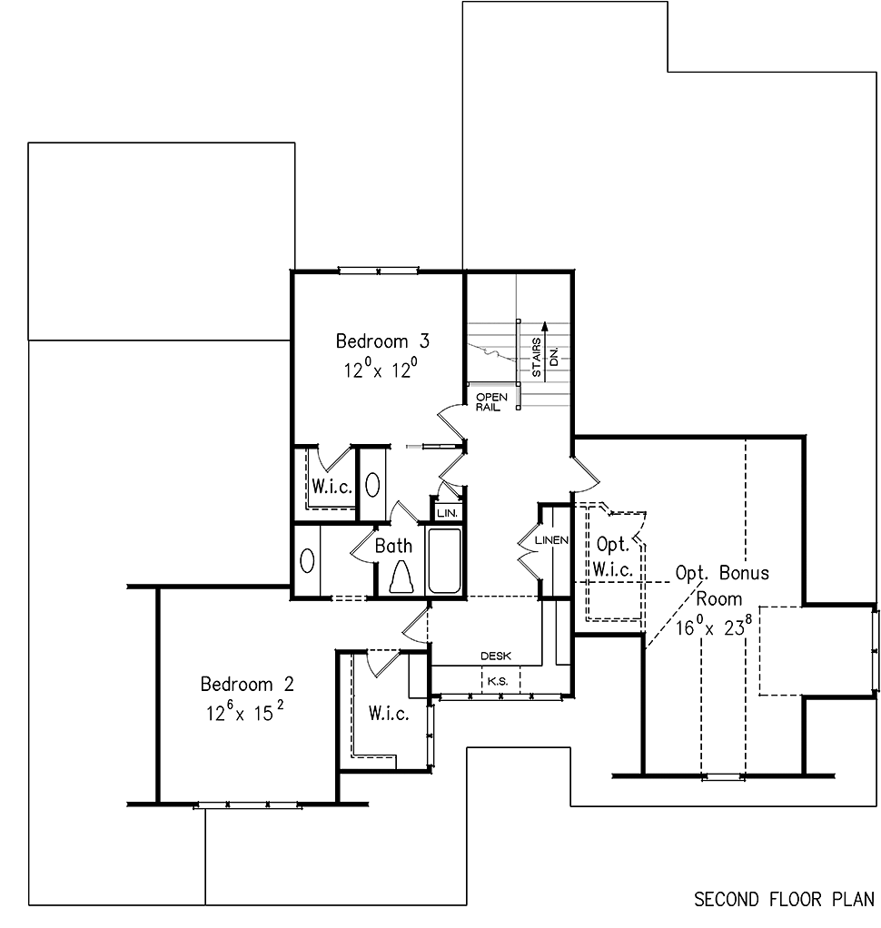 House Plan 83096 Level Two