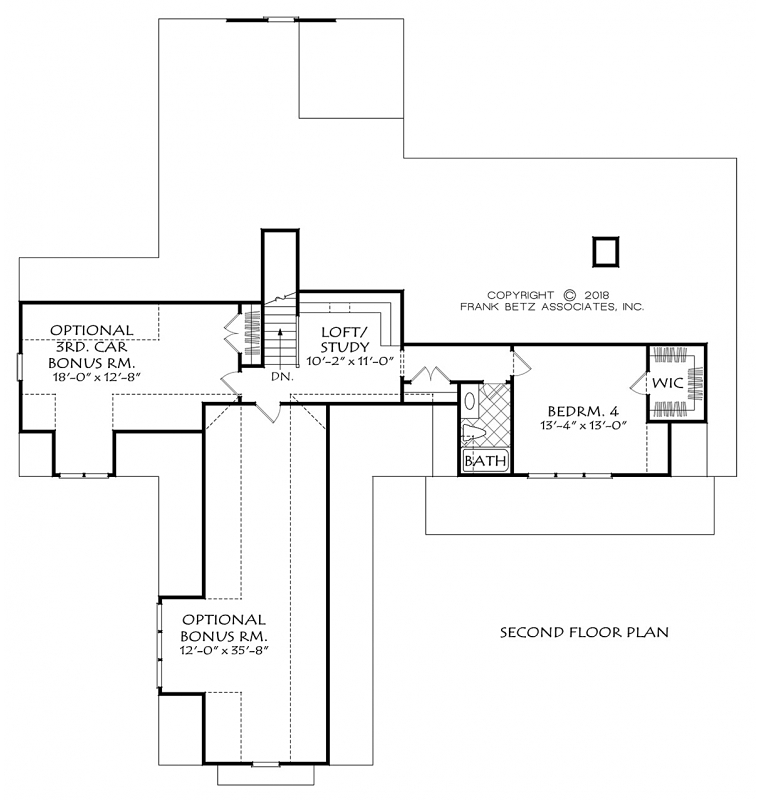 House Plan 83107 Level Two