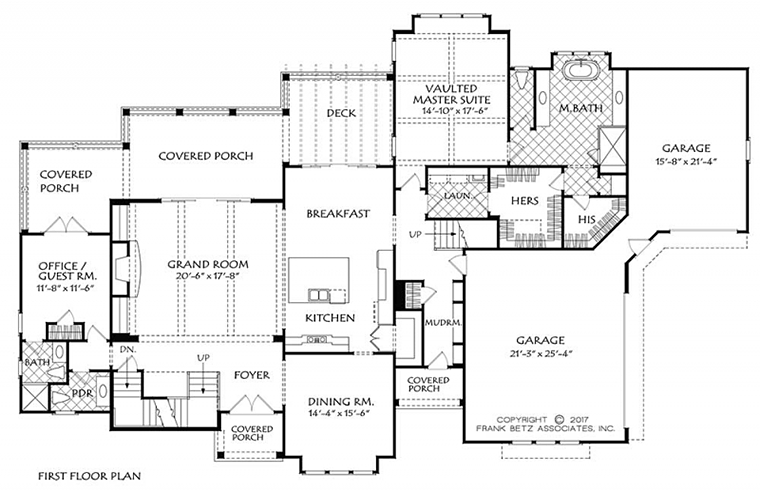 House Plan 83112 Level One