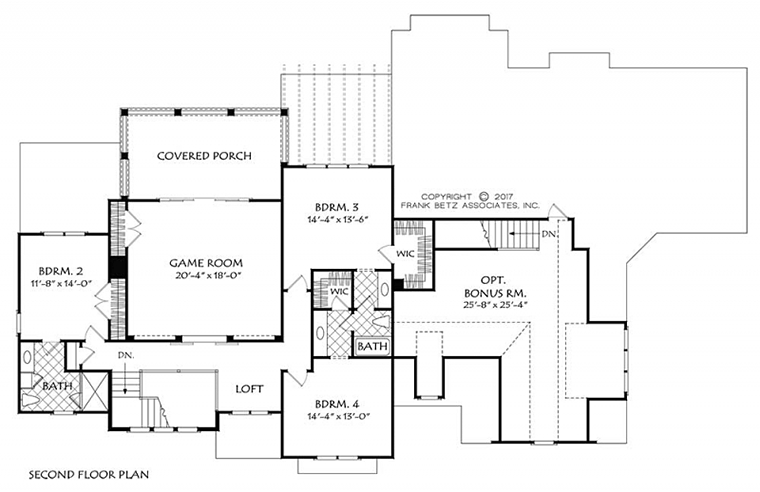 House Plan 83112 Level Two