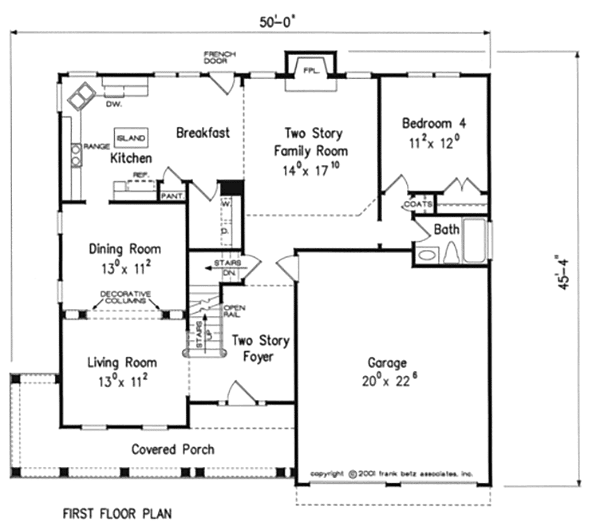 House Plan 83120 Level One
