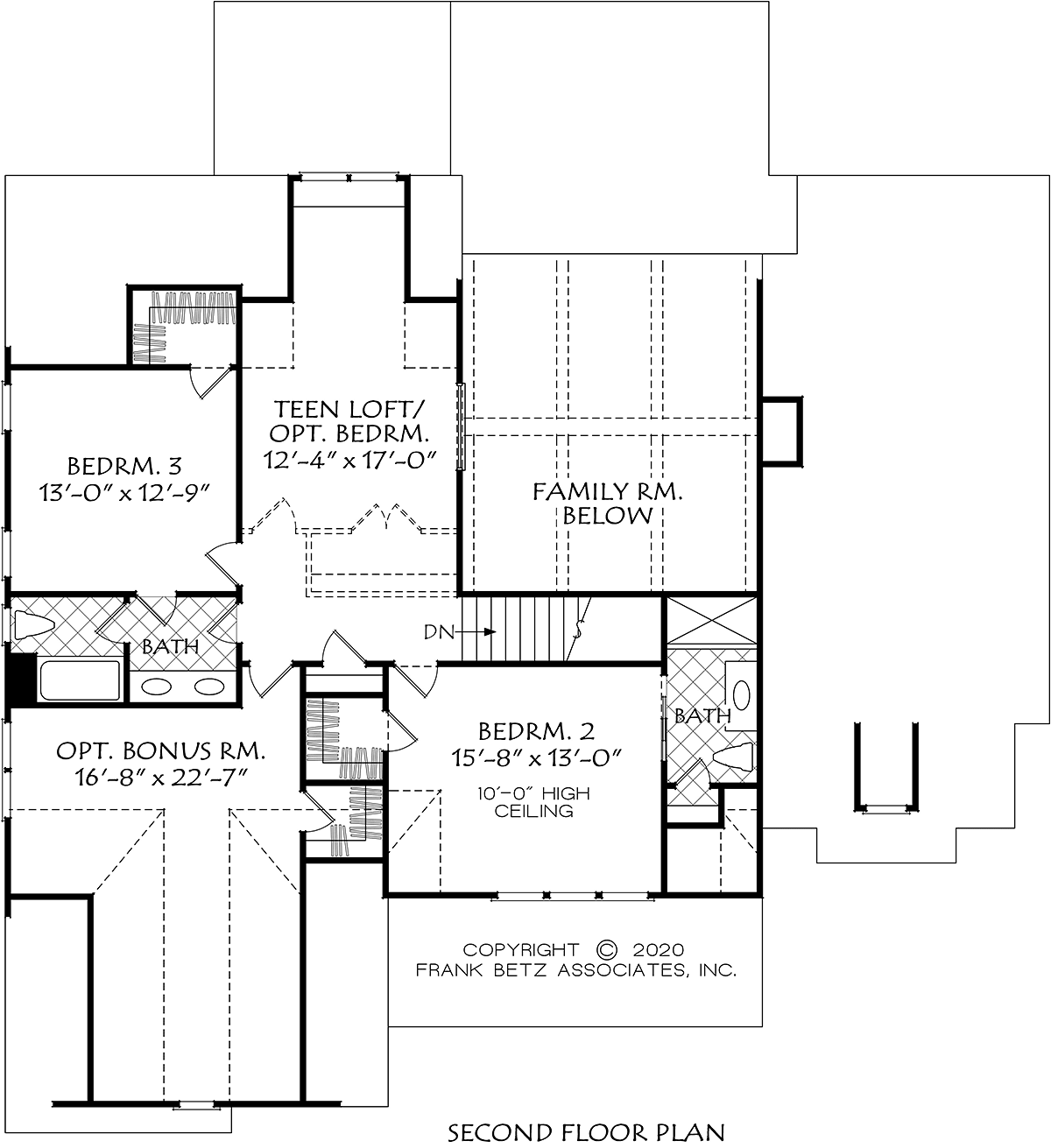House Plan 83123 Level Two