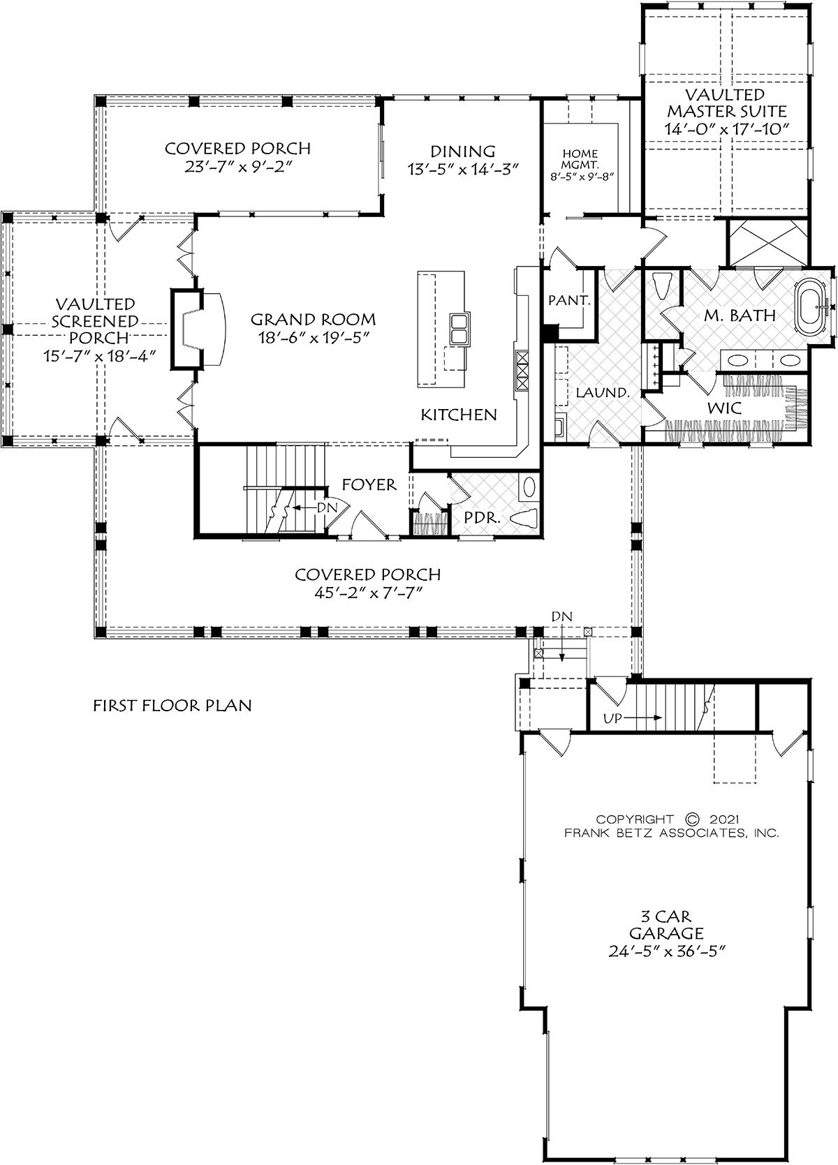 House Plan 83130 Level One
