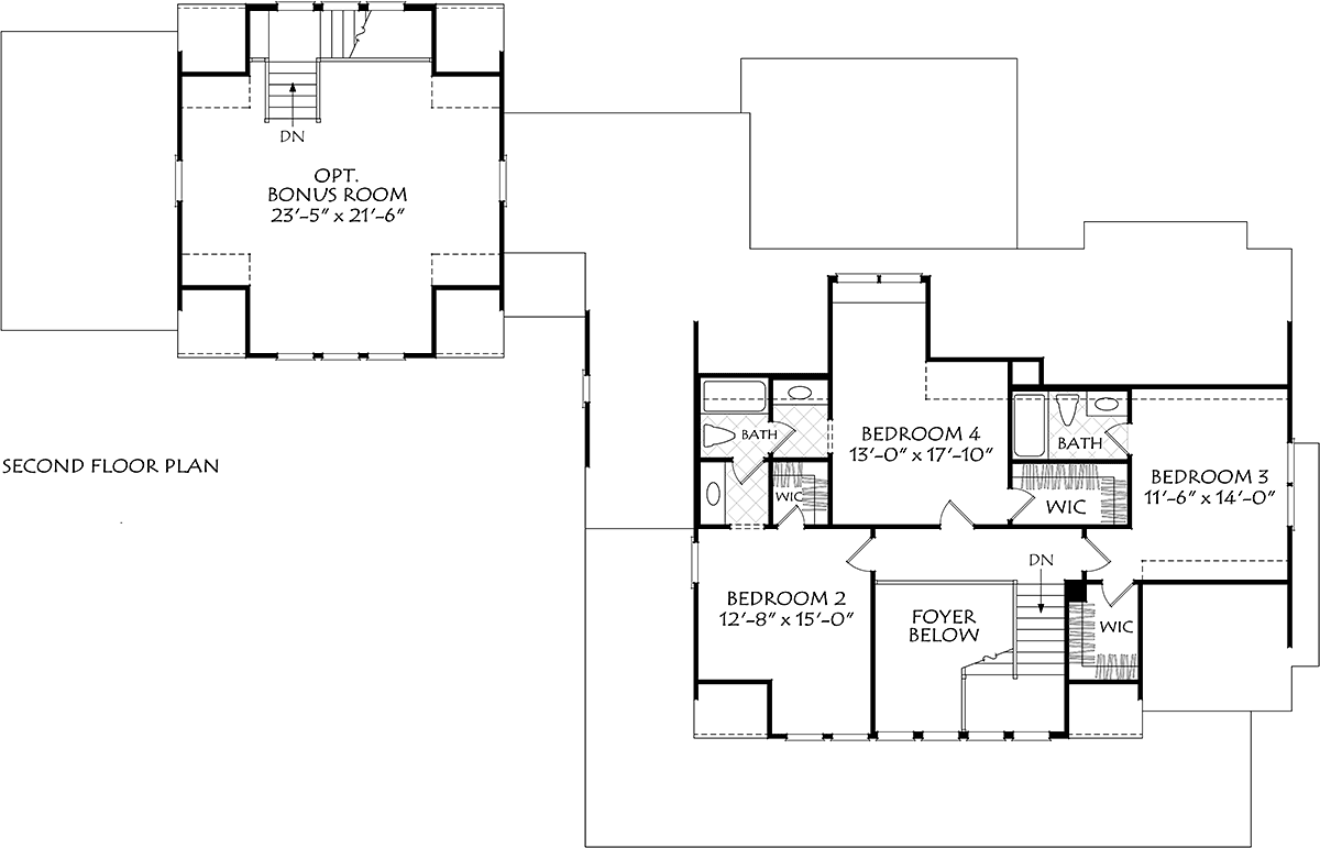 House Plan 83132 Level Two