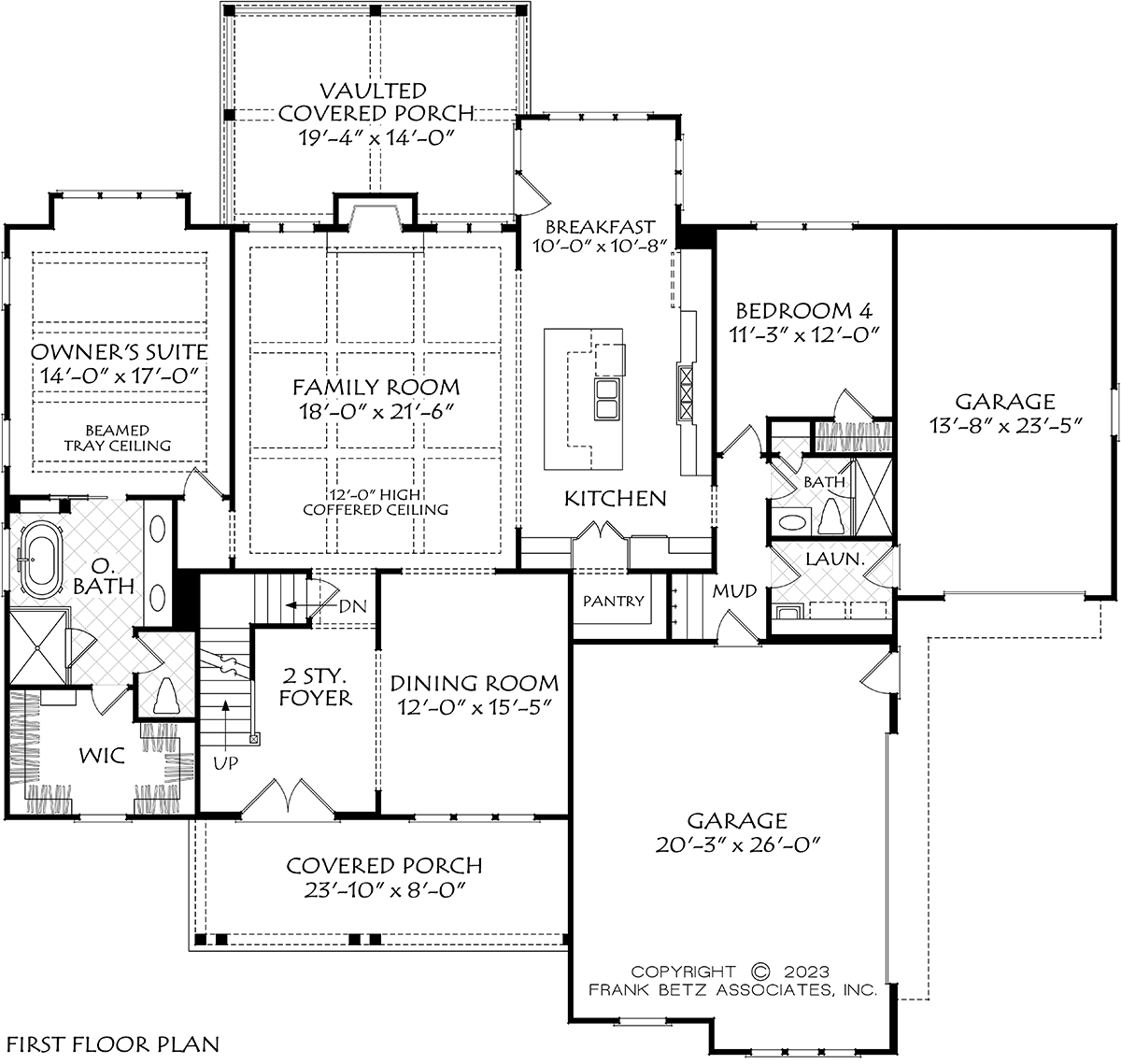House Plan 83146 Level One
