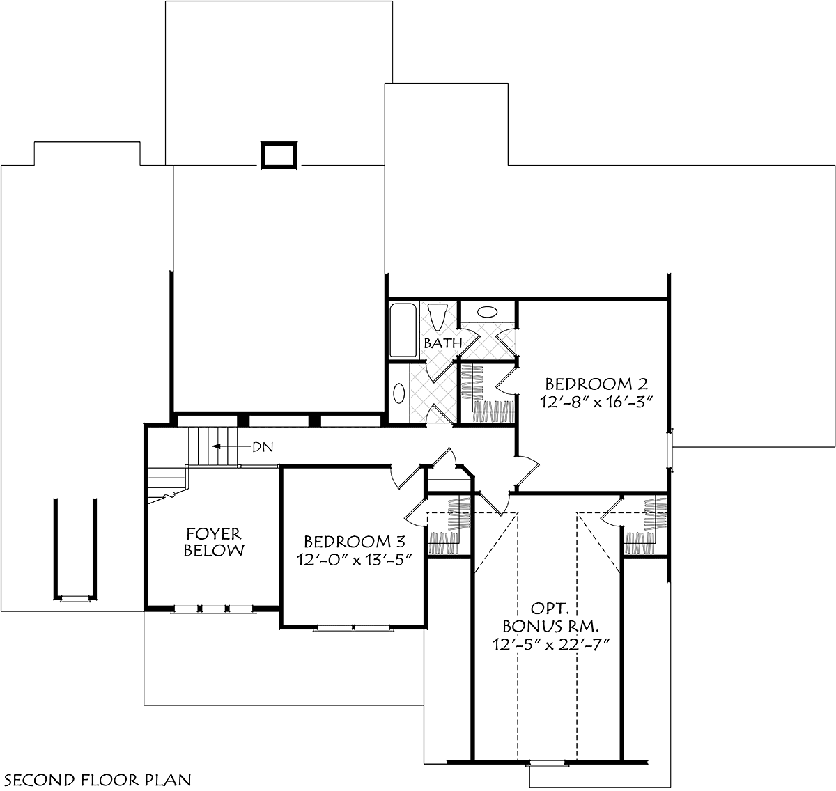 House Plan 83146 Level Two