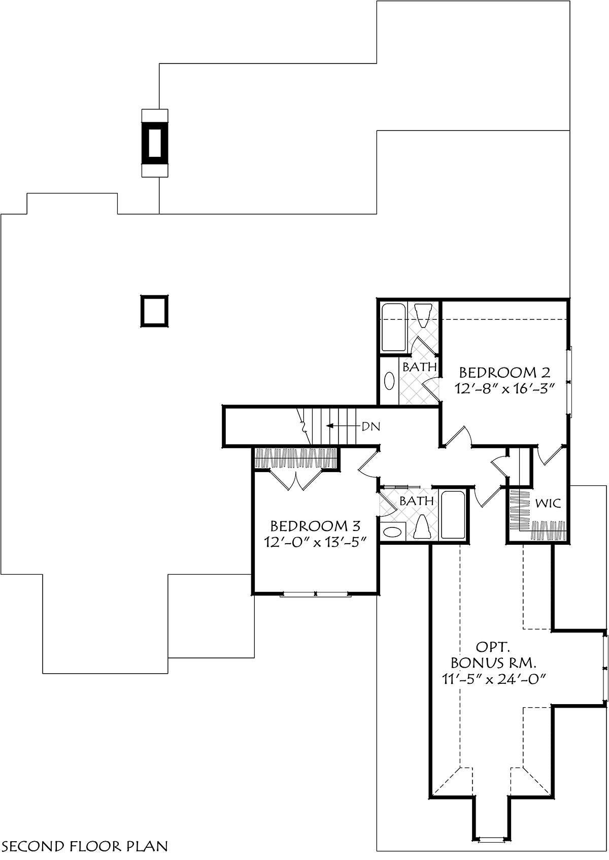 House Plan 83147 Level Two