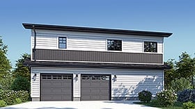 Plan 83334 - 653 Square Feet