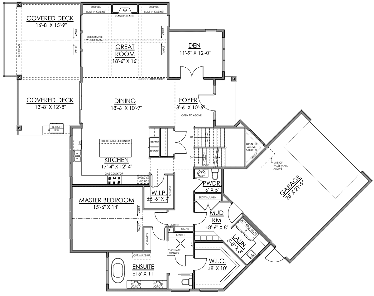 House Plan 83345 Level One