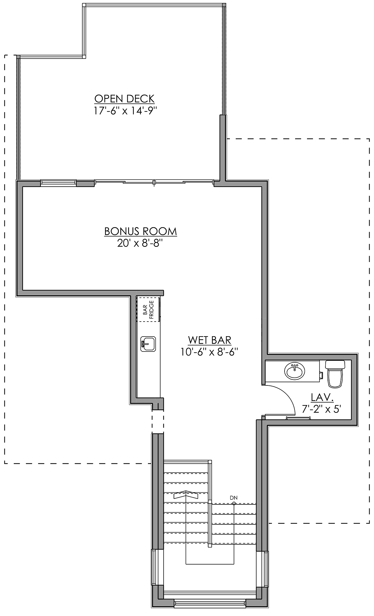 House Plan 83359 Level Three