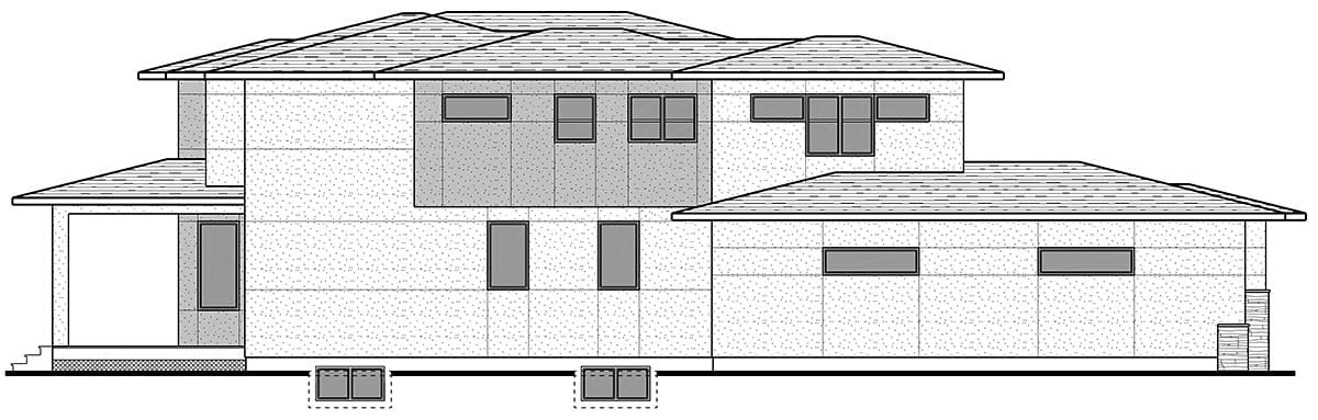 Modern Plan with 2946 Sq. Ft., 3 Bedrooms, 3 Bathrooms, 3 Car Garage Picture 3
