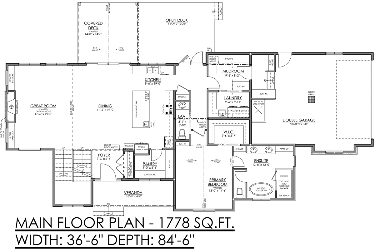 House Plan 83368 Level One