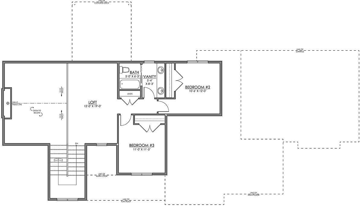 House Plan 83368 Level Two