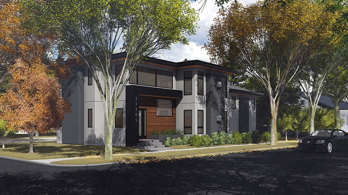 Modern Plan with 2428 Sq. Ft., 3 Bedrooms, 3 Bathrooms, 2 Car Garage Picture 2