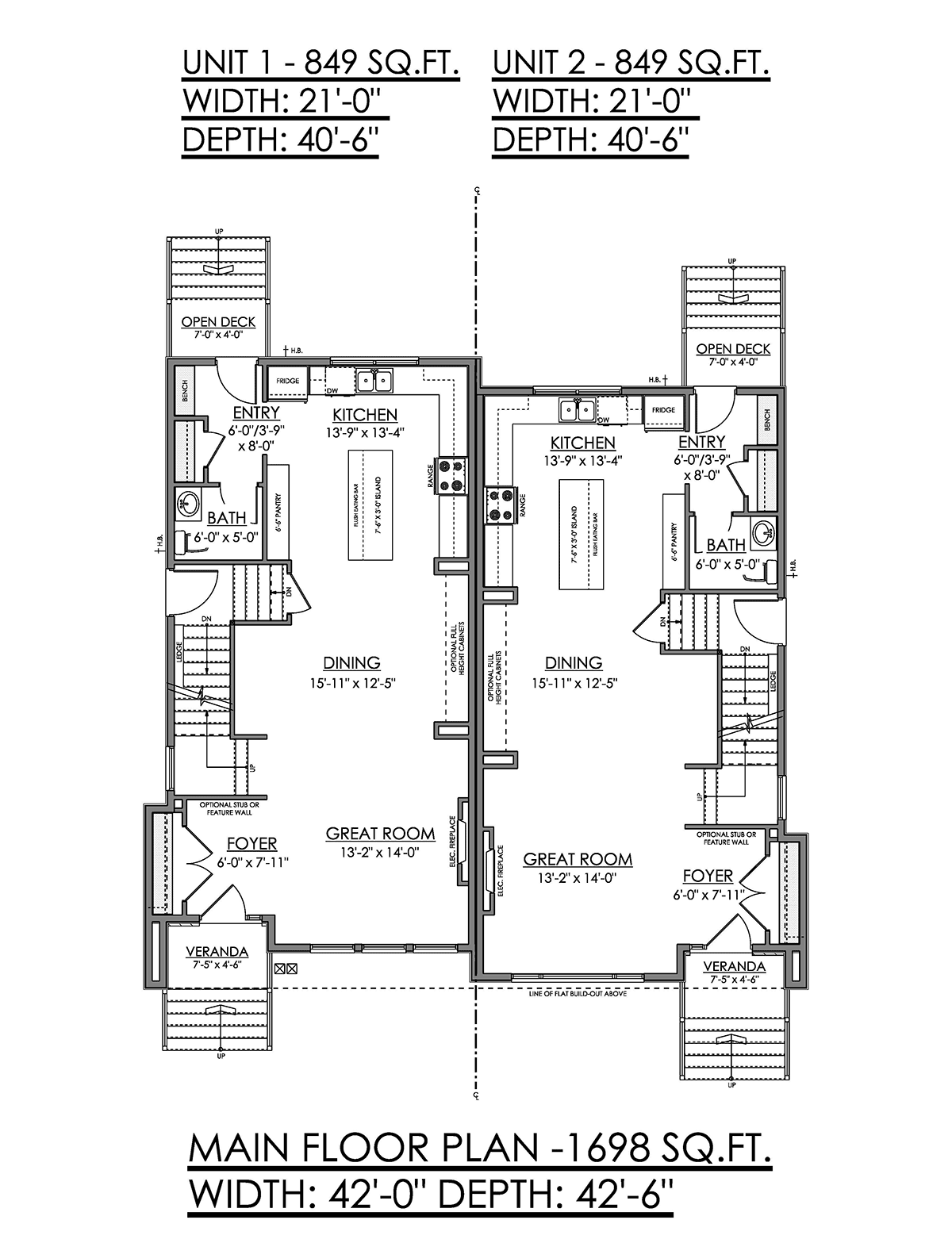 Multi-Family Plan 83379 Level One