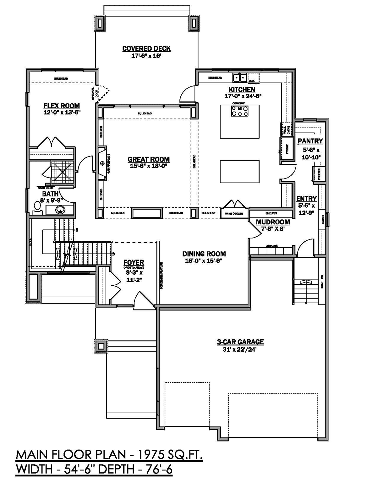 House Plan 83382 Level One