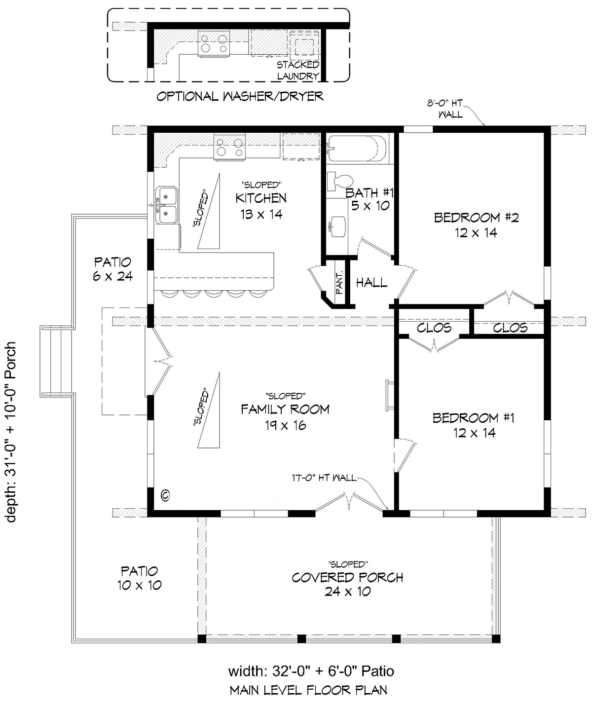 House Plan 83400 Level One