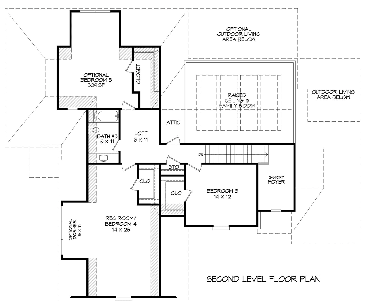 House Plan 83412 Level Two