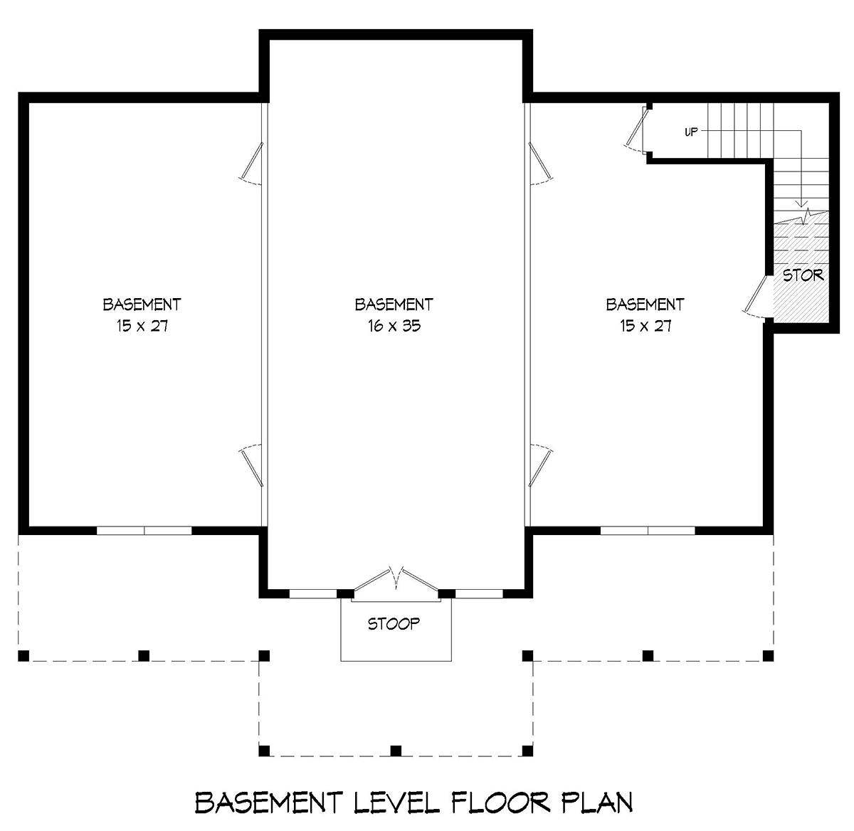 House Plan 83416 Lower Level