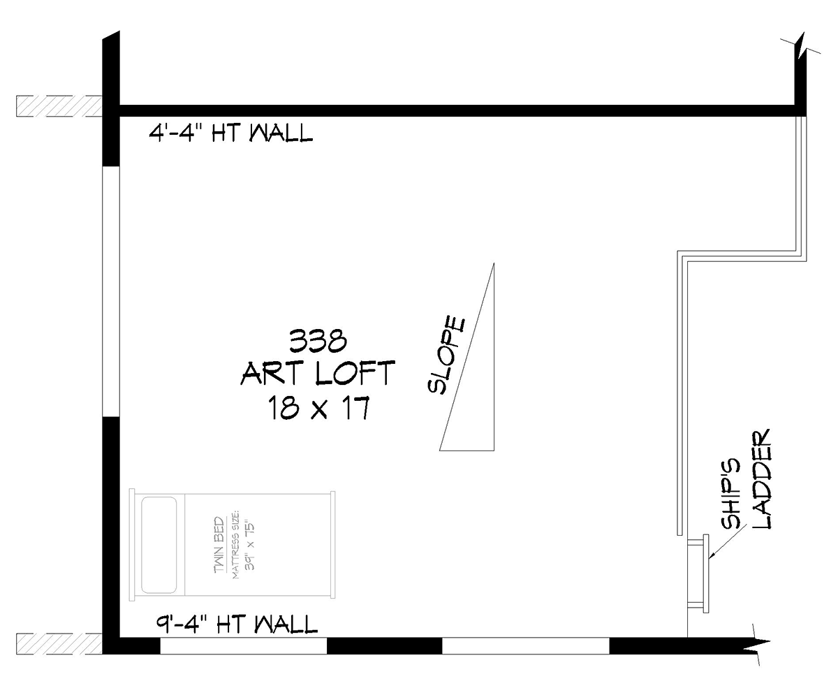 House Plan 83417 Level Three