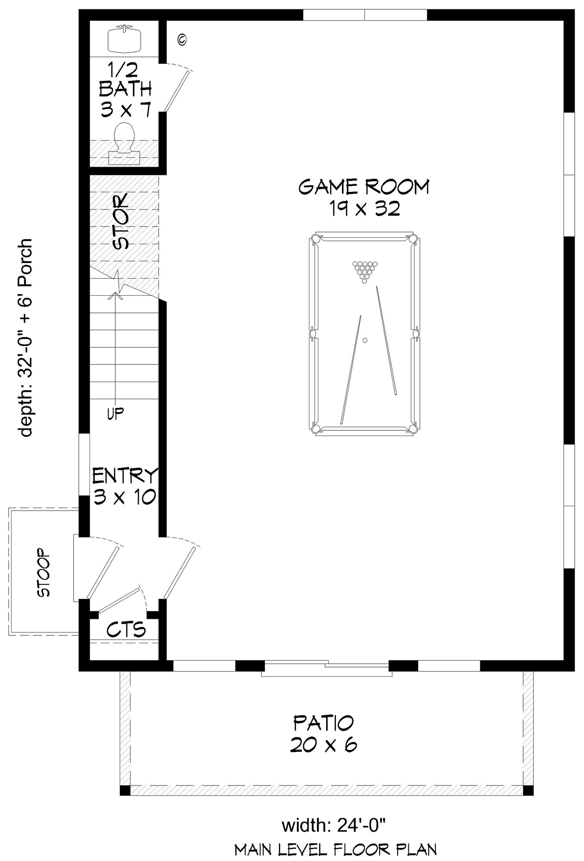 House Plan 83437 Level One
