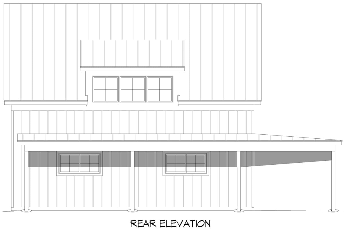 Rear Elevation