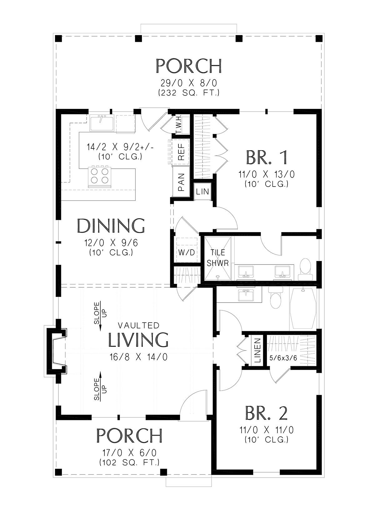 House Plan 83500 Level One