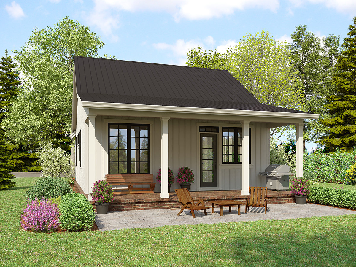 House Plan 83500 Rear Elevation
