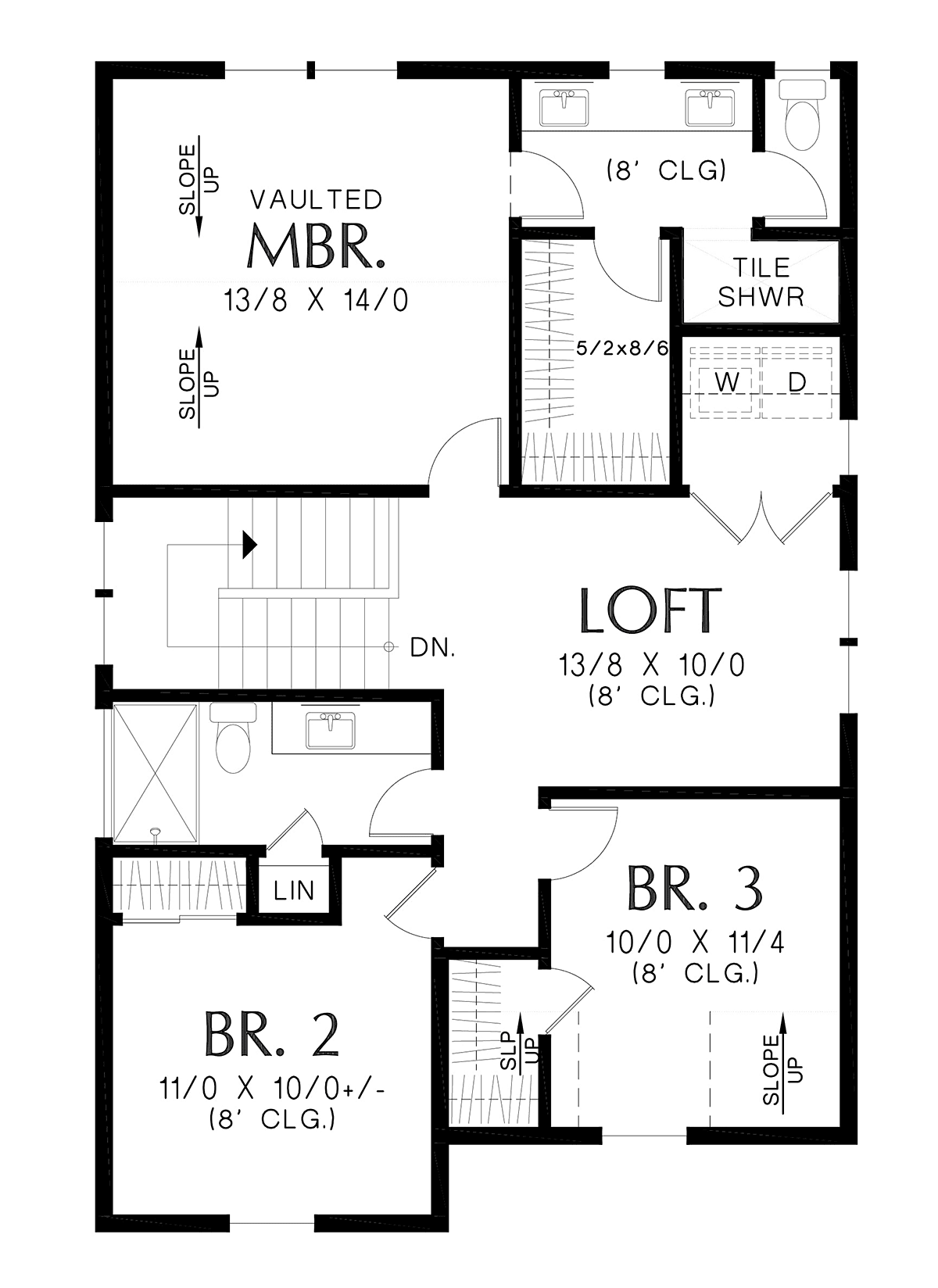 House Plan 83501 Level Two