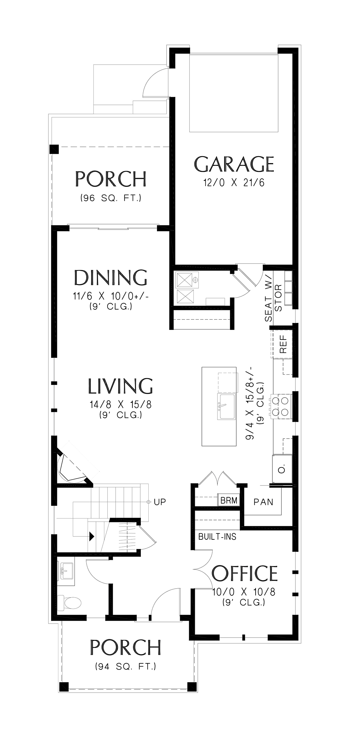 House Plan 83502 Level One