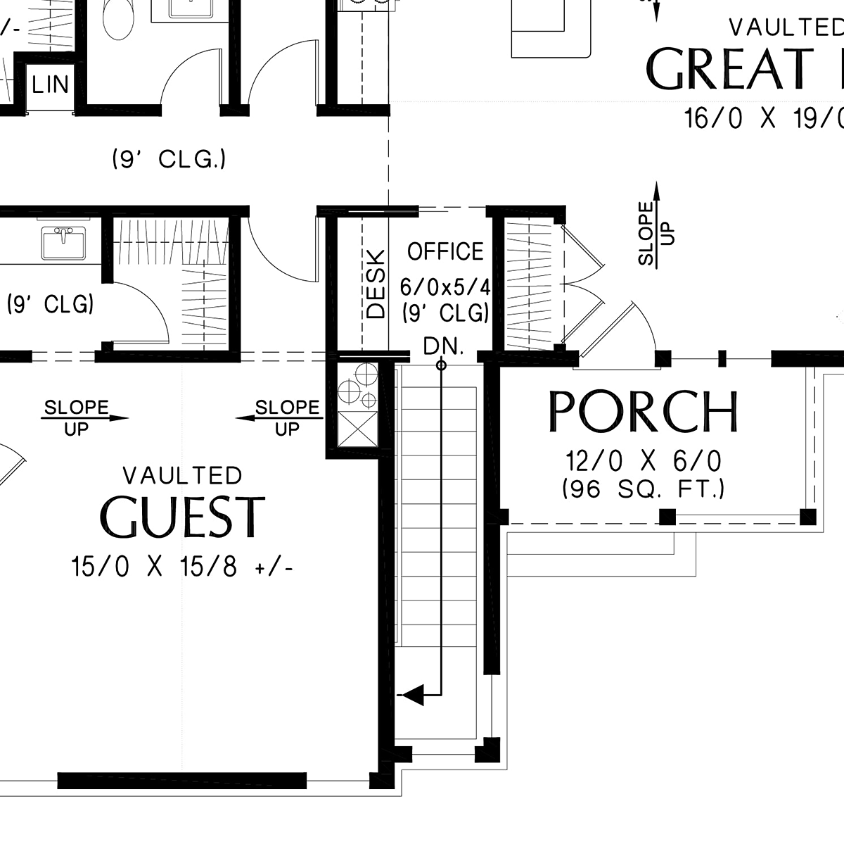 House Plan 83504 Alternate Level One
