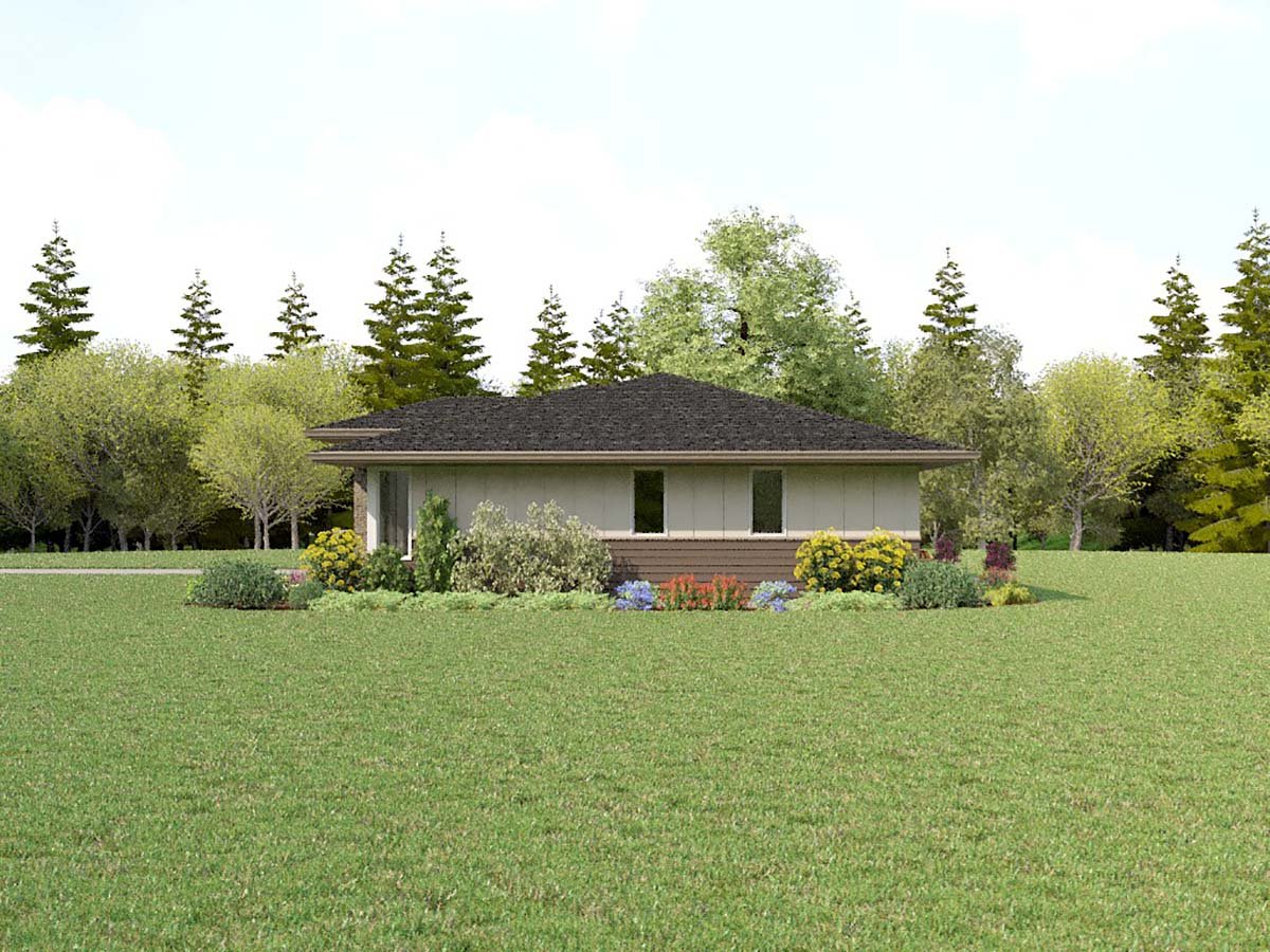 Plan 83513 | Ranch Style with 3 Bed, 2 Bath, 2 Car Garage