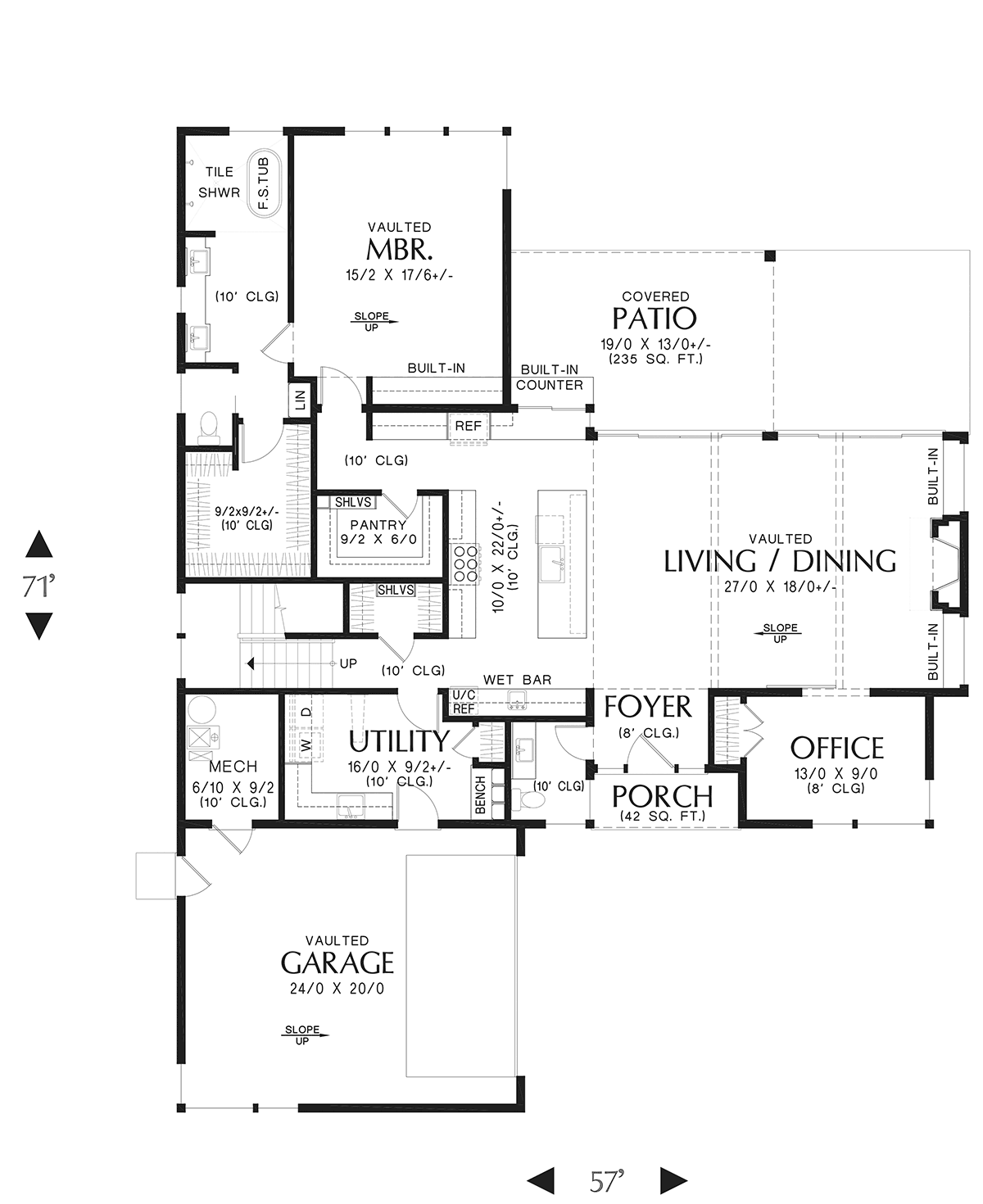House Plan 83530 Level One