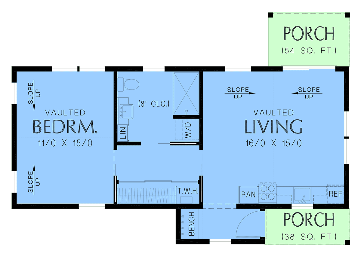 House Plan 83542 Level One