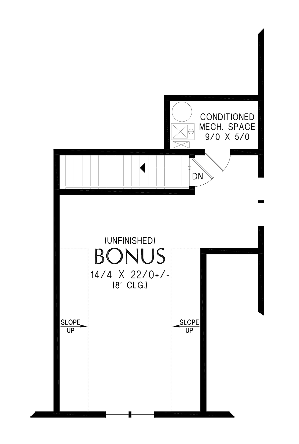 House Plan 83548 Level Two