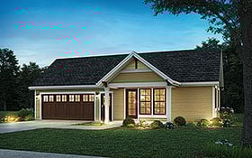 Plan 83557 - 506 Square Feet