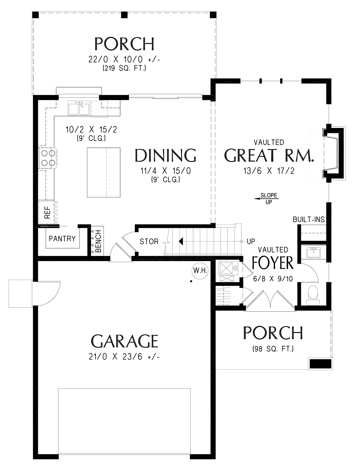 House Plan 83576 Level One