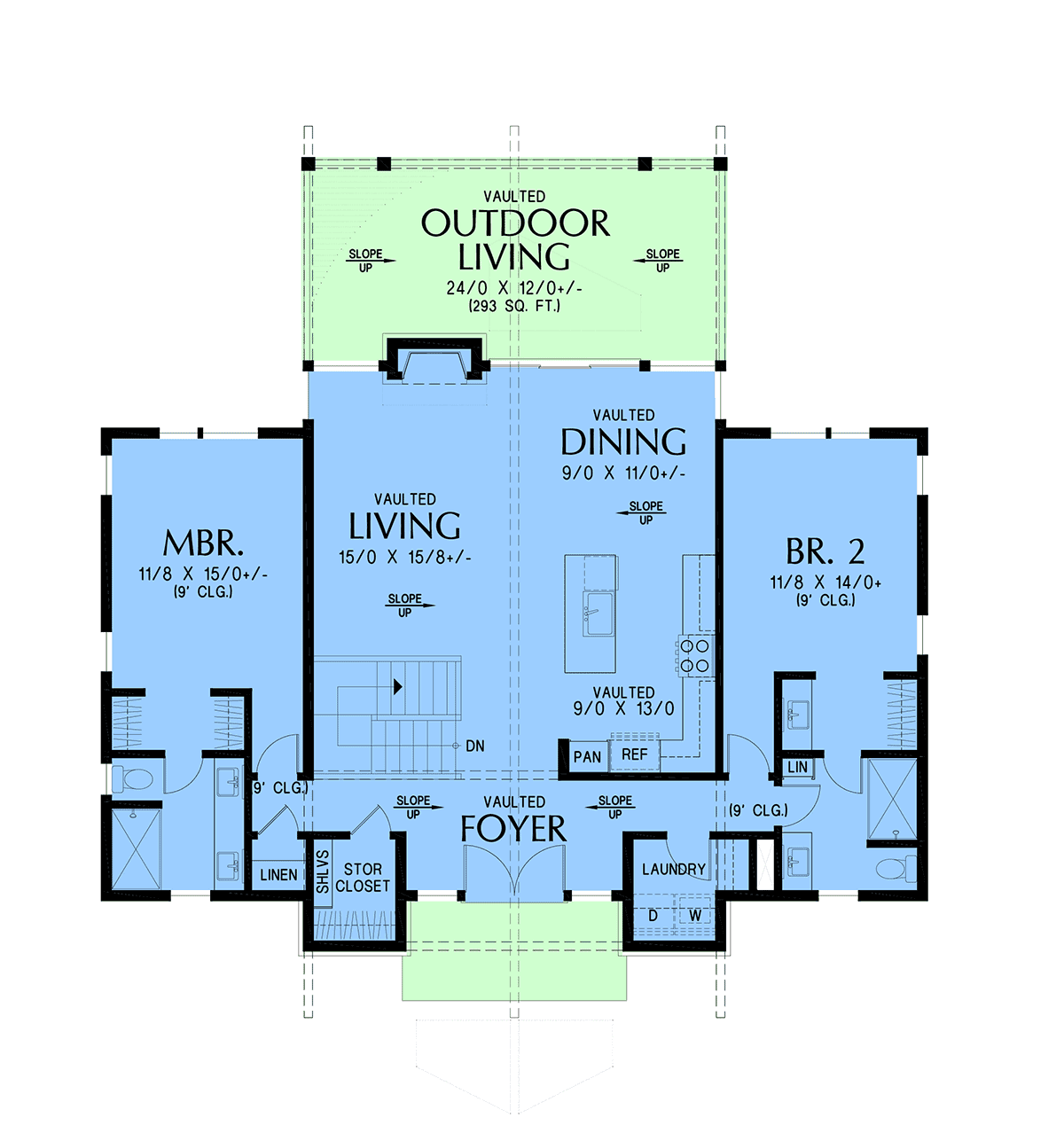 House Plan 83580 Level One