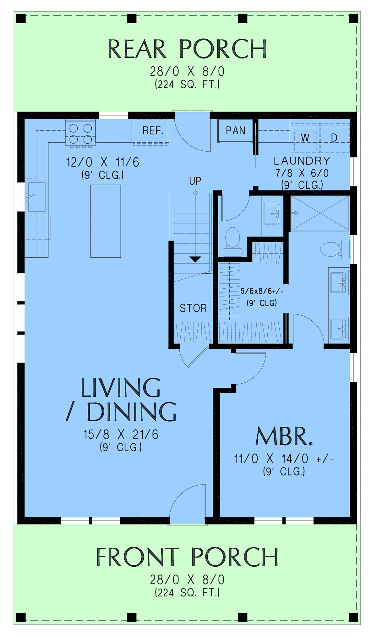 House Plan 83582 Level One