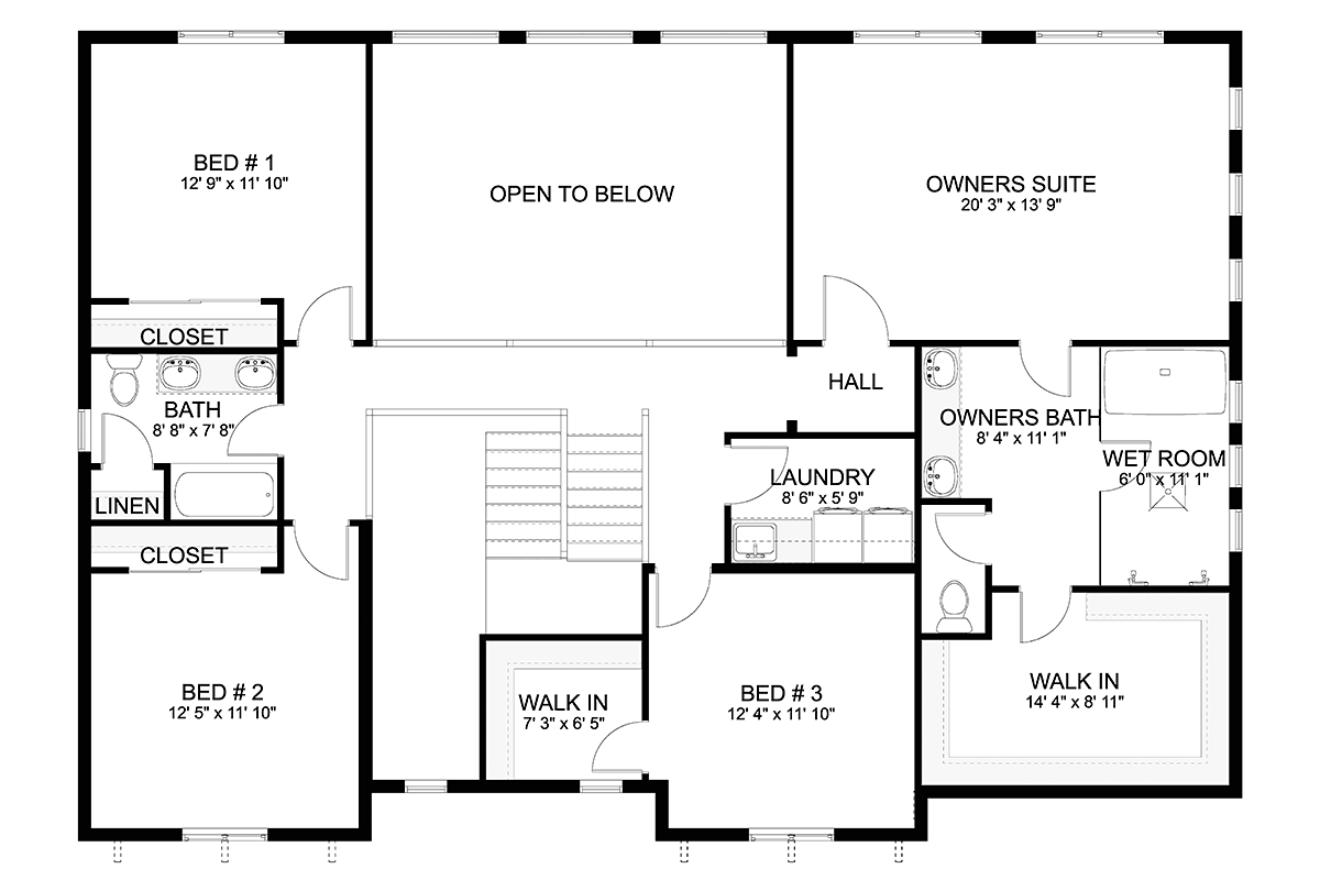 House Plan 83650 Level Two