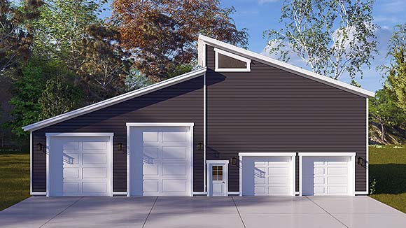 Garage-Living Plan 83664