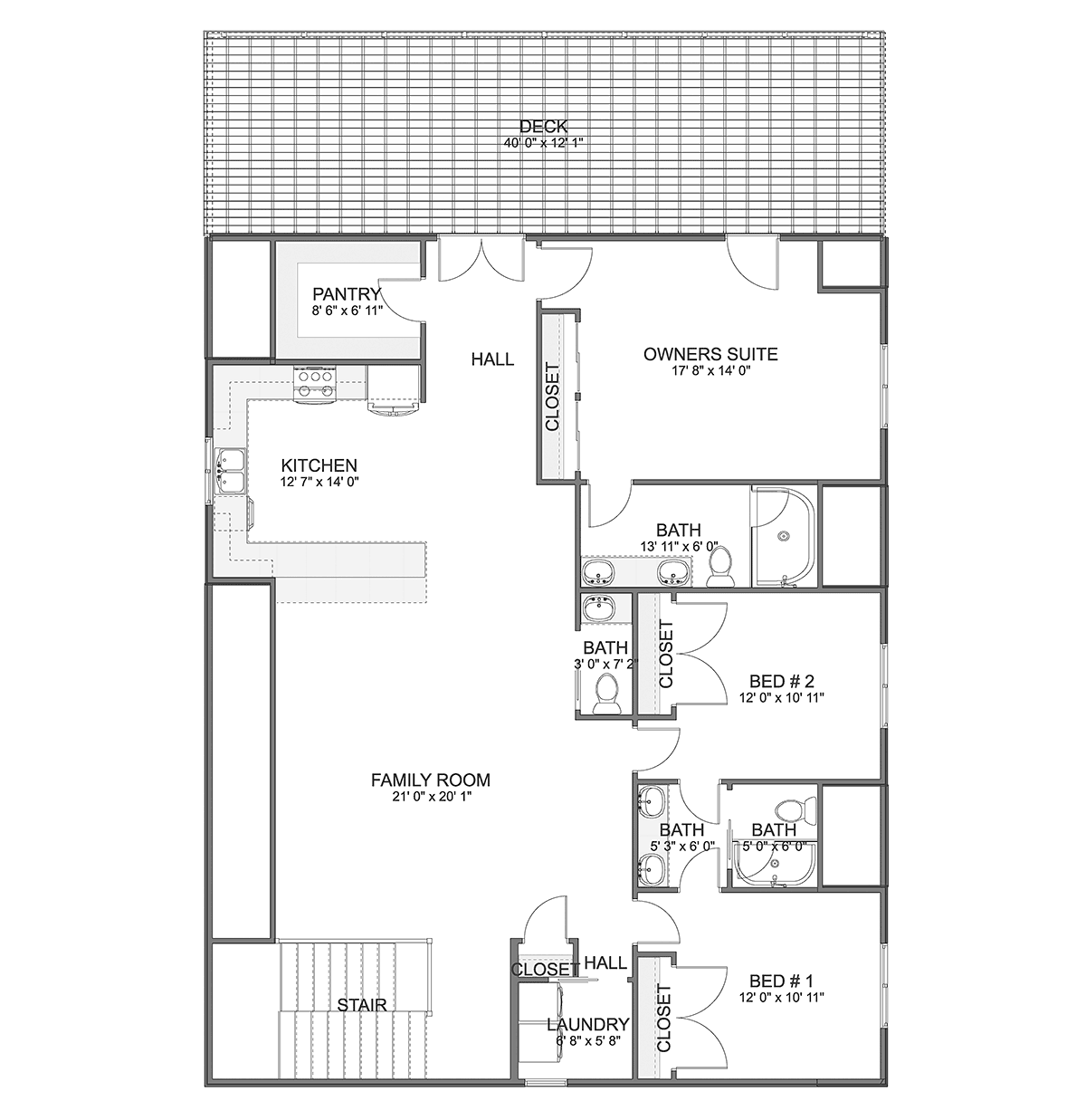 House Plan 83668 Level Two
