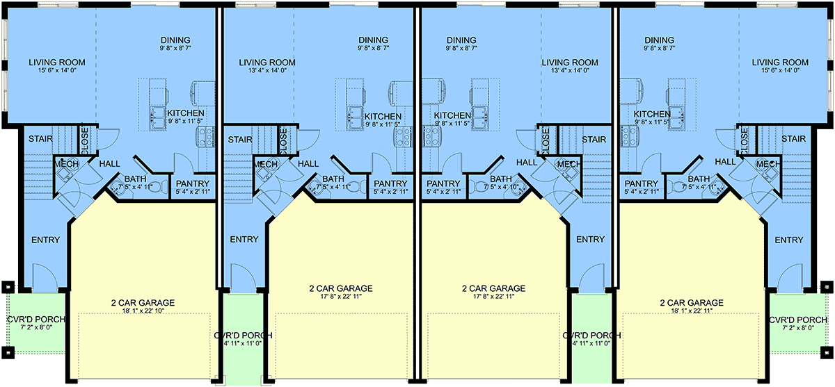 Multi-Family Plan 83685 Level One