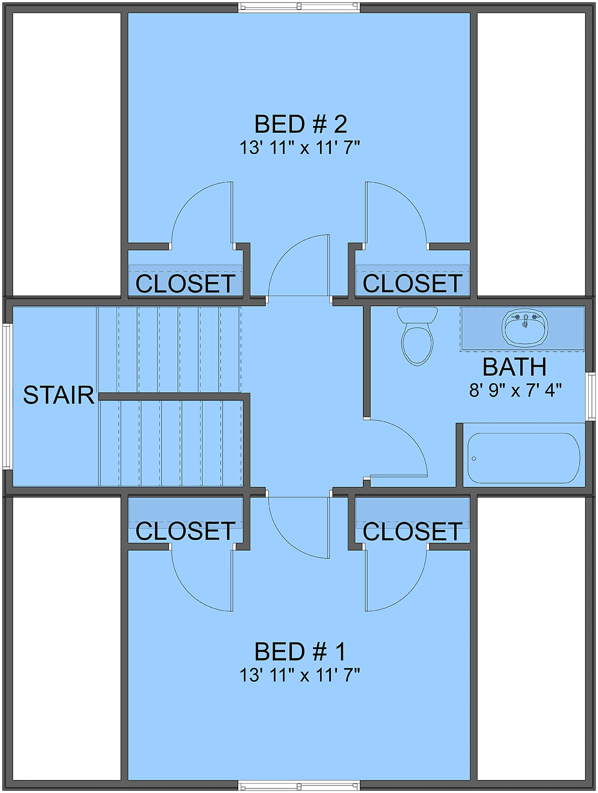 House Plan 83689 Level Two