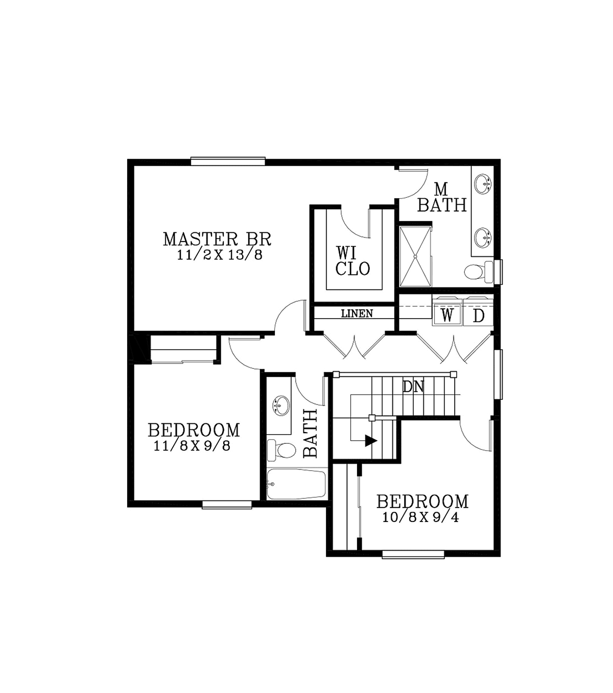 House Plan 83711 Level Two