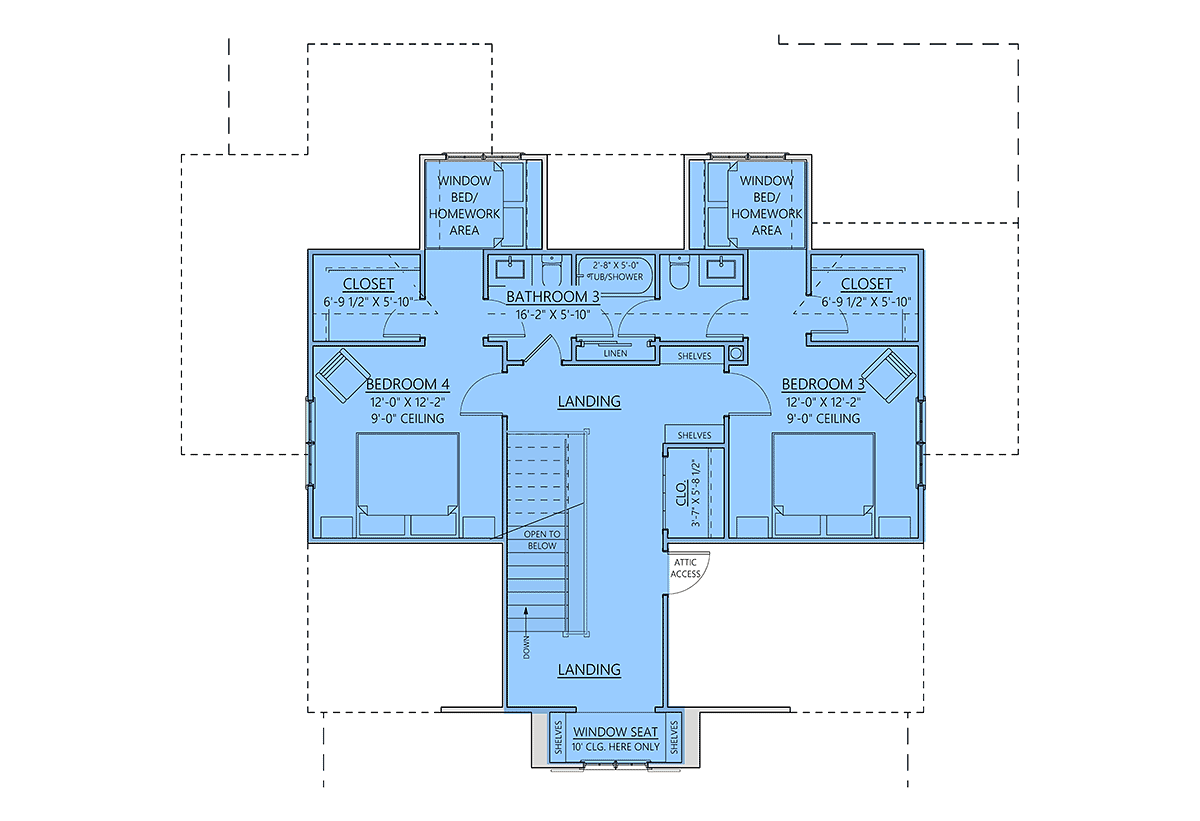 House Plan 83905 Level Two